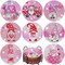 8 Pieces Valentines Day Diamond Paintings Coasters Diamond Painting Coasters with Iron Holder, DIY Gnome Diamond Painting Kit for Adults & Kids Diamond Art Craft Supplies Valentines Decorations